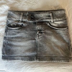 Motel rocks denim mini skirt